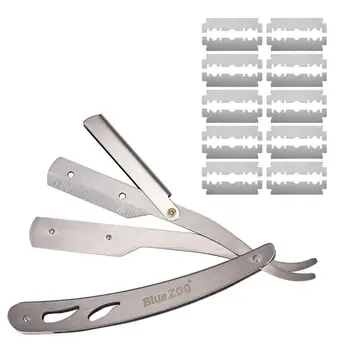 

Shaving Razor Convenient Razor Manual Shaving Razor Practical Razor Straight Barber Razor Straight Razor Folding Razor withBlade