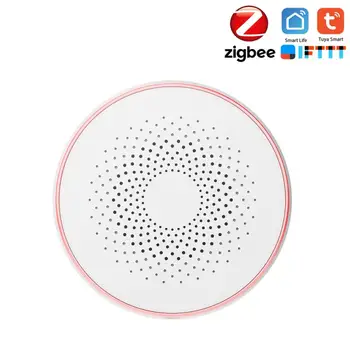 

2020 Tuya Smart Zigbee Siren Wireless Linkage Smart Sound And Light Alarm Horn Siren Smart Home Gadgets Google Home Smart Module