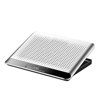

Aluminum Alloy Laptop Cooler Stand, Portable Ultra Slim Quiet Notebook Radiator Laptop PC Computer Cooling Pad