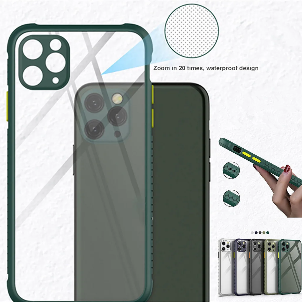 

Mobile phone case iPhone 12 Pro Max 6.7 luxury ultra-thin shockproof hard protective case + lens protective film new spot 50*