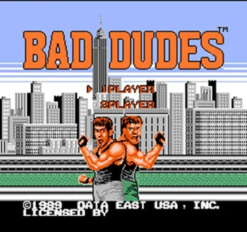 

BADDUDES 60 Pins English Version Game Cartridge for 8 Bit 60pin Game Console