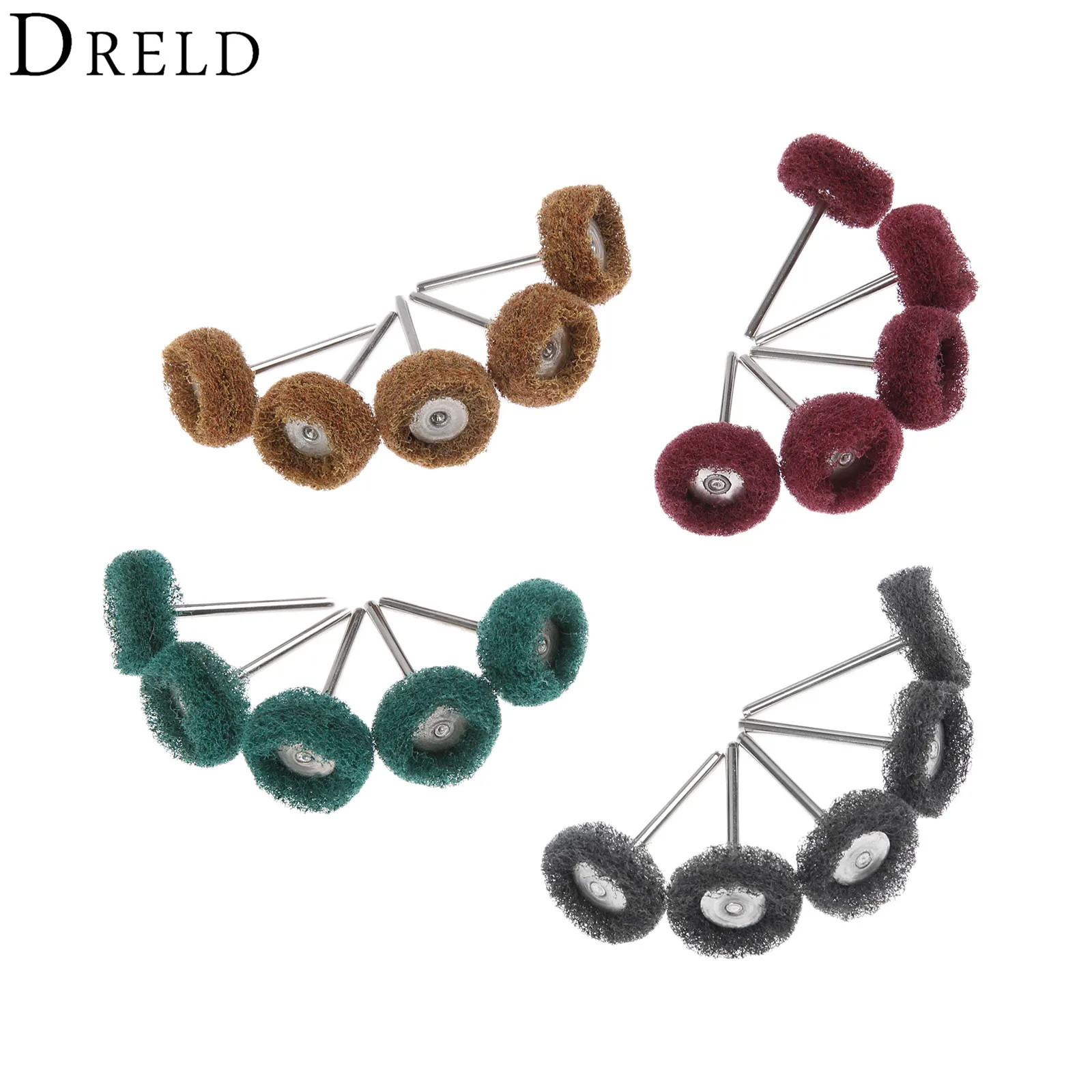 Набор полировальных тарелок для металлических поверхностей 25 мм хвостовик 3 20 шт.