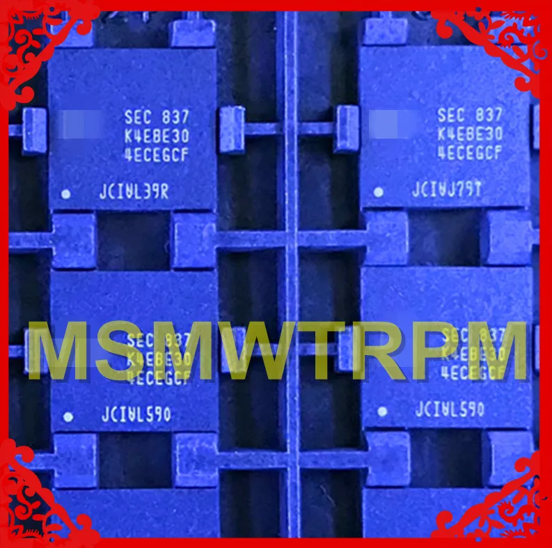 K4EBE304EC-EGCF BGA178Ball LPDDR3 4 Гб памяти мобильного телефона новые оригинальные и б/у припаянные шарики протестированы ОК