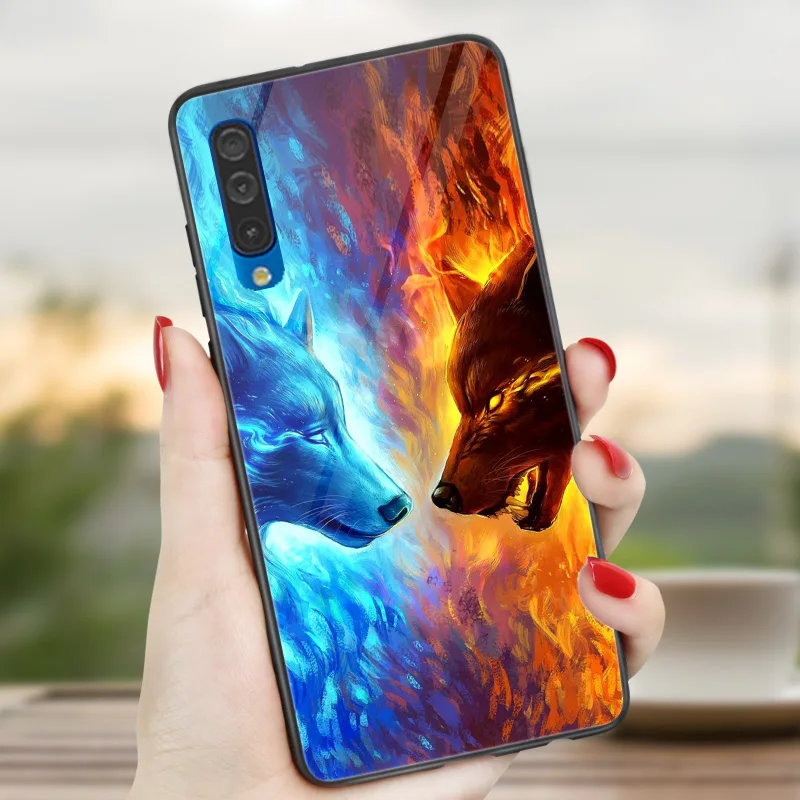 Для samsung Galaxy A10 A20 A30 A40 A50 A70 A3 A5 A7 A6 A8 A9 плюс чехол Обложка яркая для глянцевый чехол - Цвет: C6