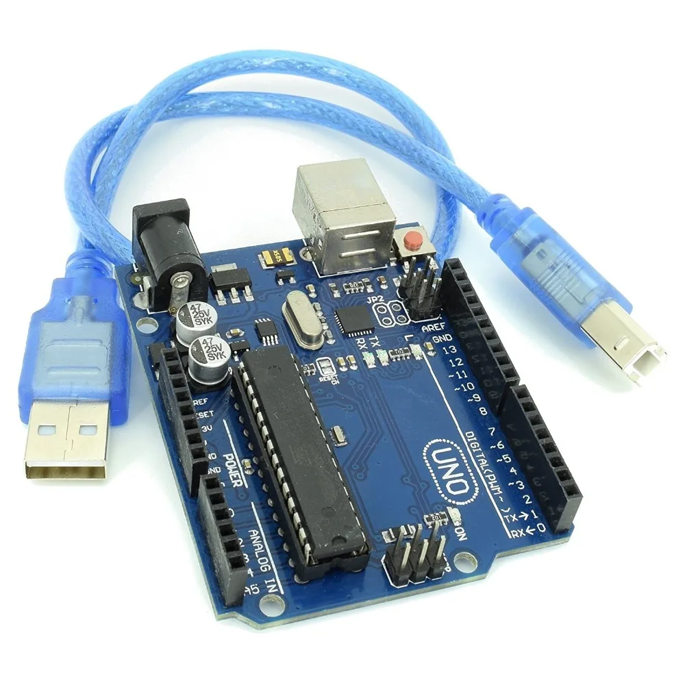 Микроконтроллер BlueRaven UNO R3 совместимая с Arduino плата разработки на базе ATMega328P и