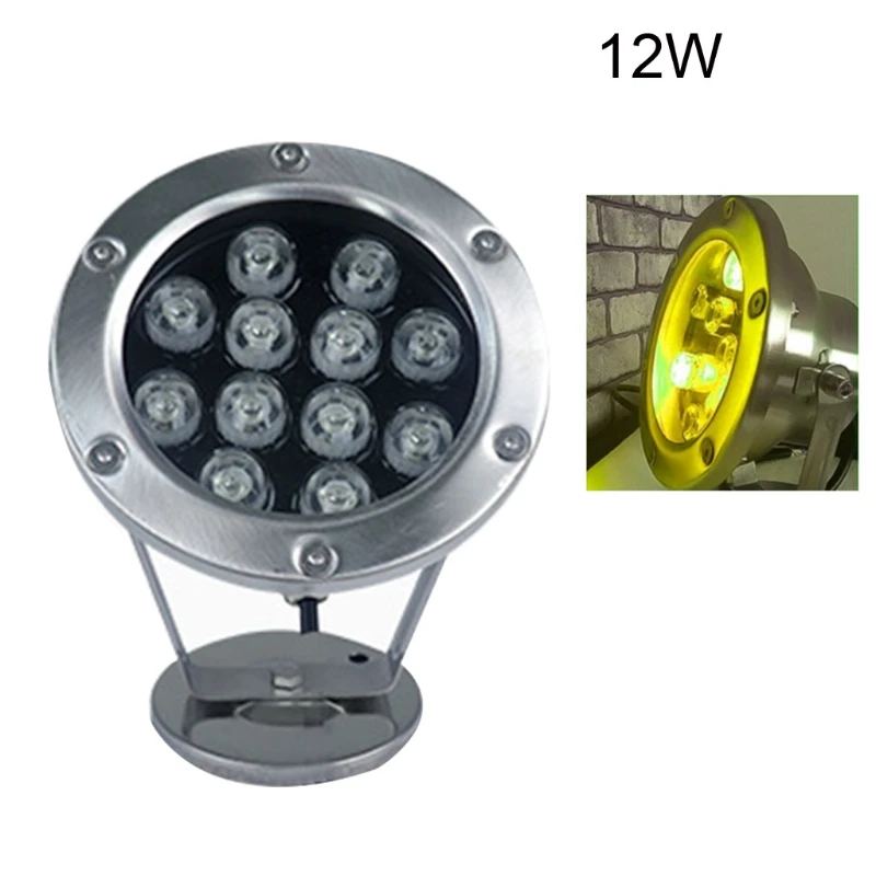 submersible lights 3W/6W/9W/12W Stainless Steel LED Fountain Light Waterproof Underwater Lamp marine underwater lights