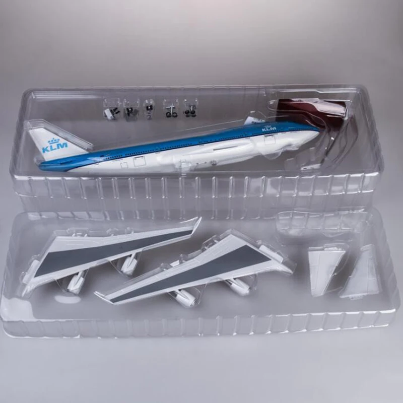 1/157 весы 47 см самолет 747 B747 KLM Королевский голландский авиакомпаний Модель W