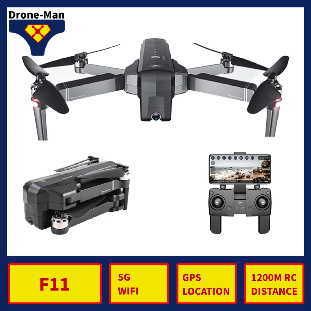 

F11 Professional Camera Drone 1080 GPS 5G WIFI HD FPV RC Dron Gimbal Aircraft Quadcopter Helicopter Selfie Foldable Toys Kid
