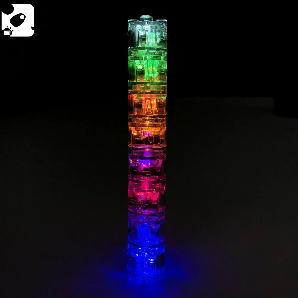 City Building Blocks Parts Minifig Led Light 2X2 Classic Mini Bricks Accessori Giocattoli Educativi Per Bambini Emettitori Di Luce Regalo
