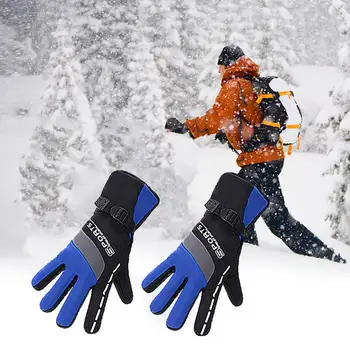 

Winter Warm Gloves Men Ski Gloves Snowboard Gloves Motorcycle Riding Winter Touch Screen Snow Windstopper Touchable Glove