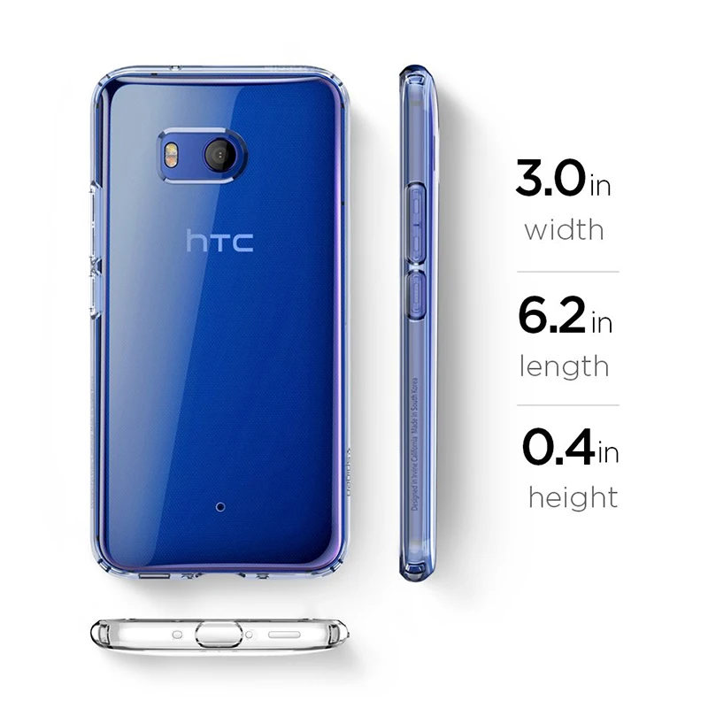 Non-yellowing Transparent TPU for HTC U11 U 11 Plus U11Plus Silicone Back Cover Ultrathin Soft Clear Mobile Phone Case Gel 4