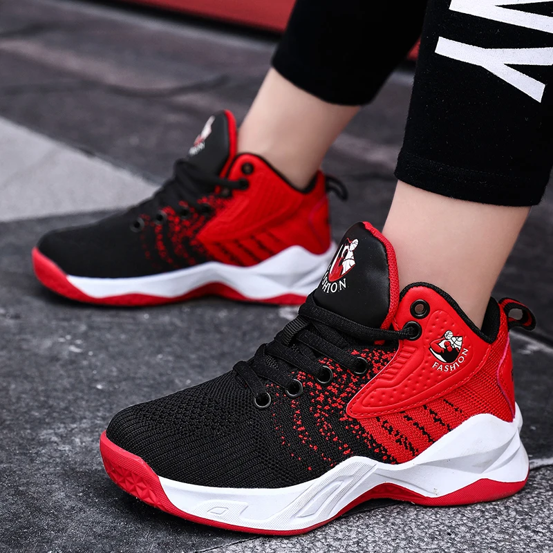 

High Quality Non-slip Kids Sneakers Basketball Shoes Jordan Kids Sneakers Children Sport Shoes Outdoor Boy Trainer Basket