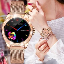 

LIGE 2021 Luxury New Smart Watch Women Heart Rate Blood Pressure Monitoring For Android IOS Waterproof Fashion Ladies Smartwatch