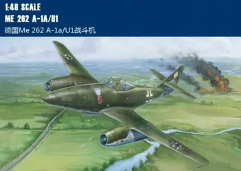 

80370 Trumpeter Jet Fighter Bomber Aircraft German ME262 A-1a/U1 Model 1/48