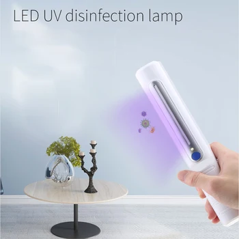 

Sterilizing Stick UV Germicidal LED Lamp 3W Handheld Sterilizing Rod ABS Disinfection Stick 1-3 Minutes 267*38*42mm