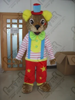 

brown plush fur fox mascot costumes clown fox pirate fox new animals costumes