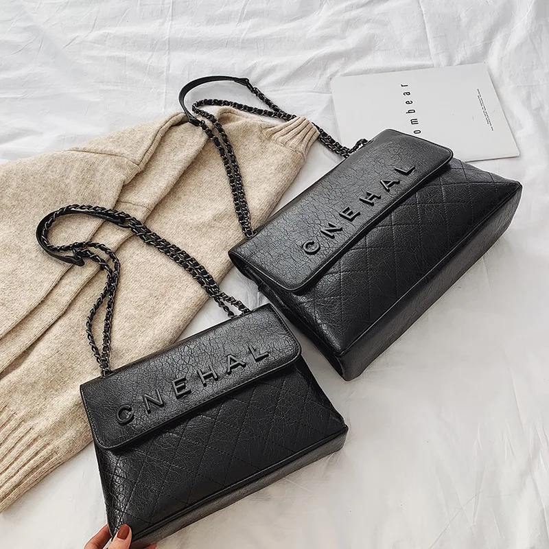 

Autumn And Winter New Arrival Bag WOMEN'S Bag 2020 New Style Fashion Korean-style Versatile Rhombus Chain Bag Fashion Large Capa