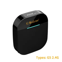 Экран общий приемник телефоны тв ноутбук проектор портативное устройство Медиа беспроводной HDMI видео wifi дисплей ключ для Mira экран G5