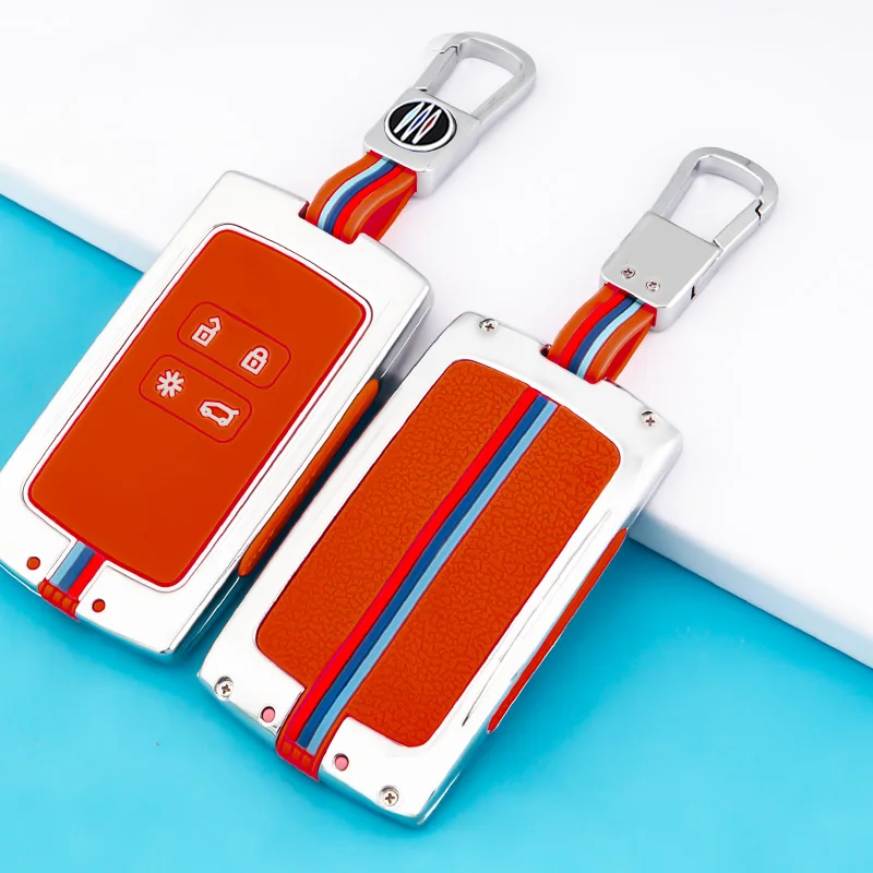 Copertura chiave dell'automobile in lega di zinco per la catena della cassa chiave della copertura chiave del Silicone di Renault per Renault Kadjar Megane Koleos QM5 QM6 2016 2018 Cap149 10 Copertura chiave dell'automobile in lega di zinco per la catena della cassa chiave della copertura chiave del Silicone di Renault per Renault Kadjar Megane Koleos QM5 QM6 2016 2018 Cap149 - H5548eed2334c47249a004544454cb8ddZ