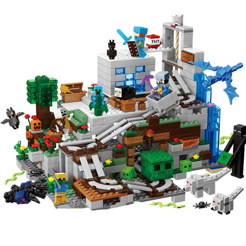 2020 New Compatible Blocks Lepining Village City Tree House Minecraftinglys Waterfall Warhorse Bricks Toys For Children 2020 New Compatible Blocks Lepining Village City Tree House Minecraftinglys Waterfall Warhorse Bricks Toys For Children