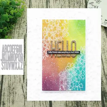 

Metal Cutting dies uppercase letter die cut Scrapbooking Paper Craft Handmade Card Punch Art Cutter Decorative Stencil