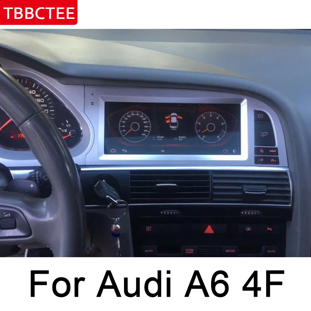  For Audi A6 4F 2005 2006 2007 2008 2009 MMI Car Radio GPS Android Navigation AUX Stereo multimedia 