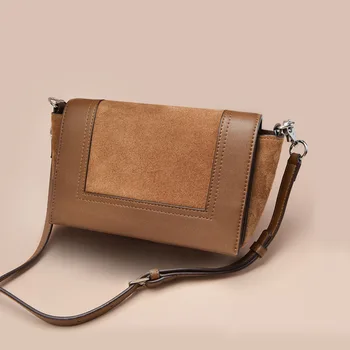 

Women's Bag 2019 New Fashion Women's One Shoulder Messenger Bag Retro Frosted Small Square Bag