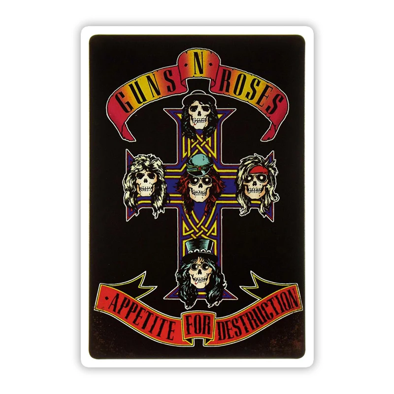 

32851 # Guns N’ Roses (Appetite For Destruction) Self-adhesive Decal Car Sticker Waterproof Auto Decors on Bumper Rear Window