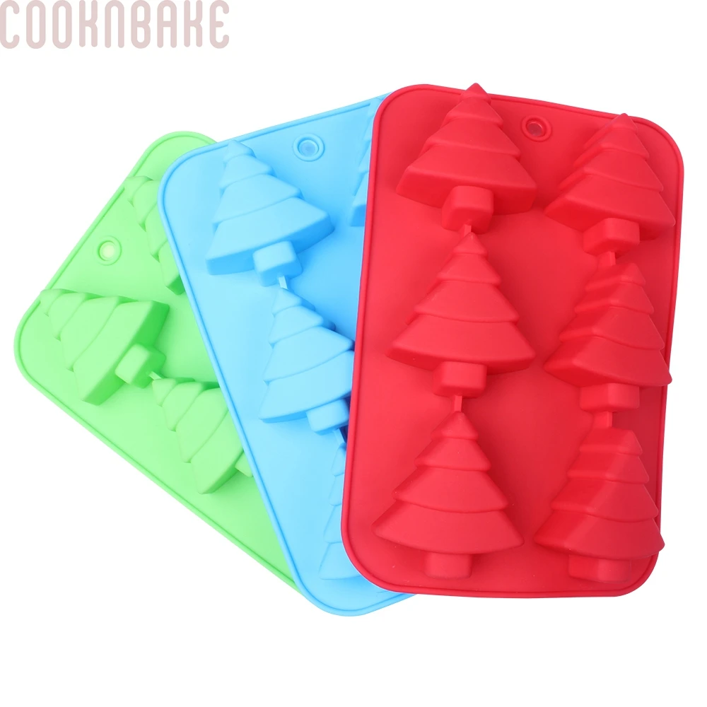 COOKNBAKE DIY силиконовая Рождественская форма для торта дерево мыла ручной работы