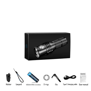

flashlight LED Rechargeable Flashlight Imalent LD70 torch 13000 lumens 4000 Battery Outdoor Camping Powerful Led Flashlight 5