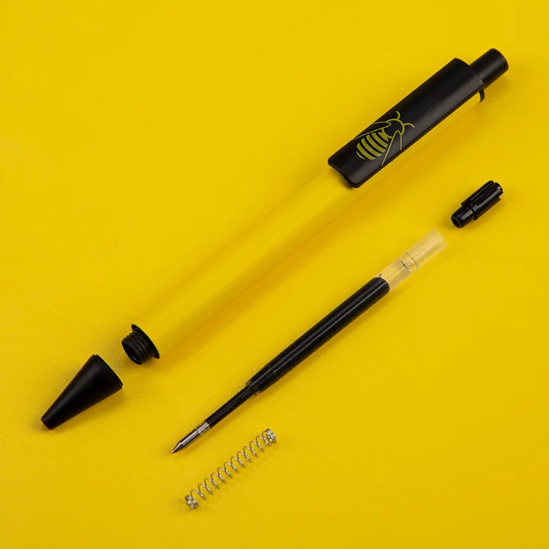 Набор ручек Cute Bee Gen Kawaii, металлические черные чернила, гелевая ручка 0,5 мм, шариковая ручка для школы, офиса, для детей, канцелярские принадлежности