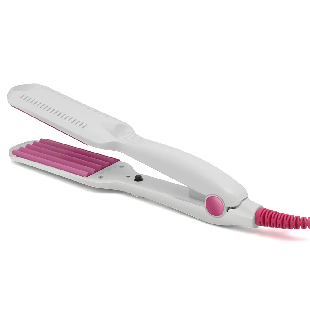 WENYI Professional Crimper Ceramic Corrugated Curler Curling Iron Hair Straightening wide plates Wave | Красота и здоровье