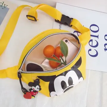 Модная детская поясная сумка Disney для мальчиков и девочек милый мультяшный