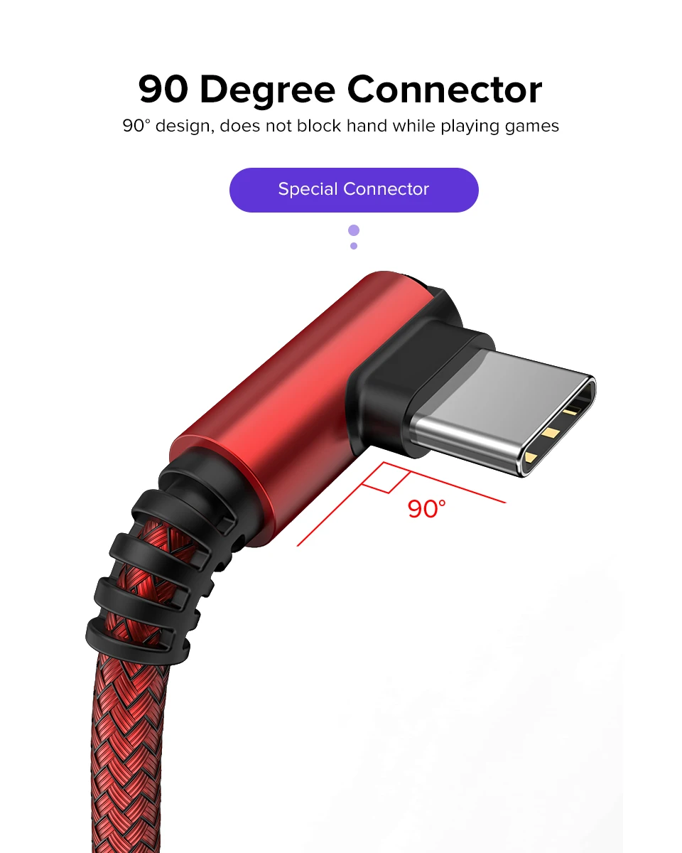 Venroii 3A usb type-C кабель для samsung S8 Xiaomi mi x Max 2 9 USBC type-C для huawei P20 Lite mate 20 Oneplus 6 6T Data Kable