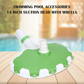 

Underwater Vacuum Head Cleaning Tool with Wheel Easy Carrying Swimming Sewage Suction Swimming Pool Portable Parts