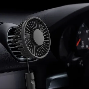 

Car Air Cooler Fan Silent Car Air Conditioner 360 Degree Rotating Cooling Fan Auto Backseat Air Vent USB Cooler Fan