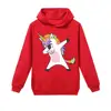 Unicorn Long Sleeve Hoodies Kids Boys Girls Autumn Hooded T-shirt  Clothing Children's Outerwear Baby Spring Autumn Sweatshirt 1