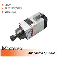 Best Price MAXTENSO 1.5KW 220V 380V Air cooling Spindle Motor CNC Router ER20 Air-cooled spindle for Engraving Milling Machine GDZ93x82-1.5 Best Price MAXTENSO 1.5KW 220V 380V Air cooling Spindle Motor CNC Router ER20 Air-cooled spindle for Engraving Milling Machine GDZ93x82-1.5