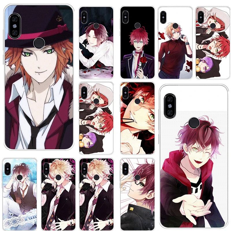 Мобильный чехол для телефона Xiaomi Redmi Note 8 6 7 5 Pro 4 4X 5A Чехол аниме Diabolik Lovers