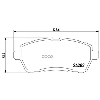 

Brake pads front Brembo art. P24072
