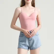 Женский Регулируемый Топ, бюстгальтер, нижнее белье, бесшовное однотонное нижнее белье, без косточек, нижнее белье с чашечками