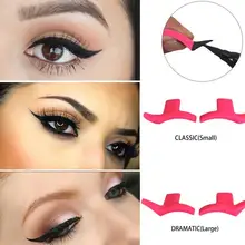 2 шт. подводка для глаз форма для выпечки крылья легко носить жидкий подводка для глаз черный в форме крыла Косметическая подводка для глаз штамп Maquiagem инструменты