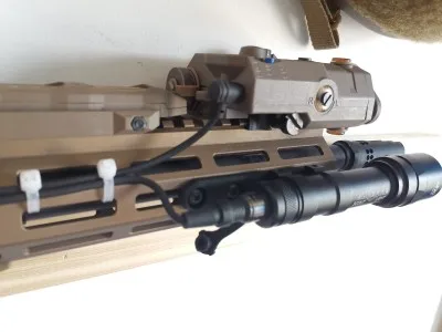 Тактическое крепление для страйкбола Surefir M300 M600 Arisaka Стиль фонарик рельсы Панель