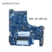 Для lenovo G50-45 материнская плата с процессором A8 AM6410 интегрированная видеокарта ACLU5/ACLU6 NM-A281 полностью протестирована