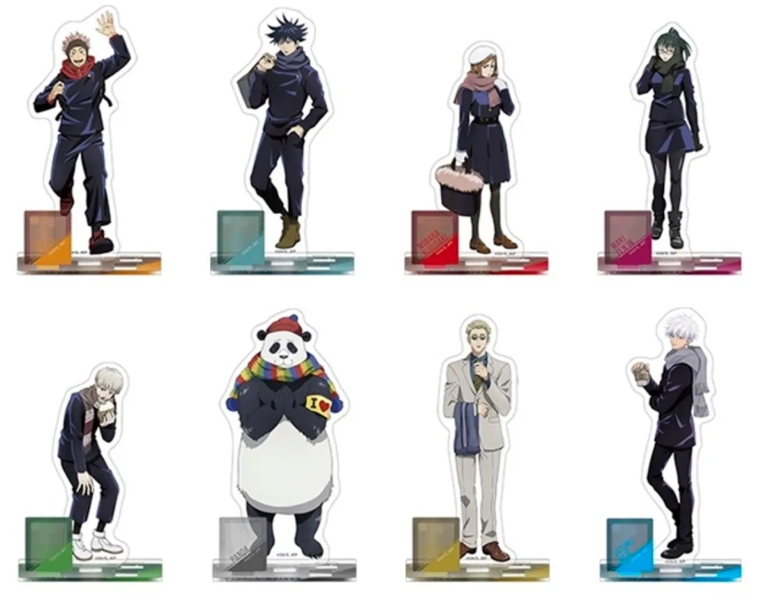 

Jujutsu Kaisen Anime Coaplay Yuji Itadori Fushiguro Megumi Kugisaki Nobara Acrylic Stand Figure Model Desktop Decor Holiday Gift