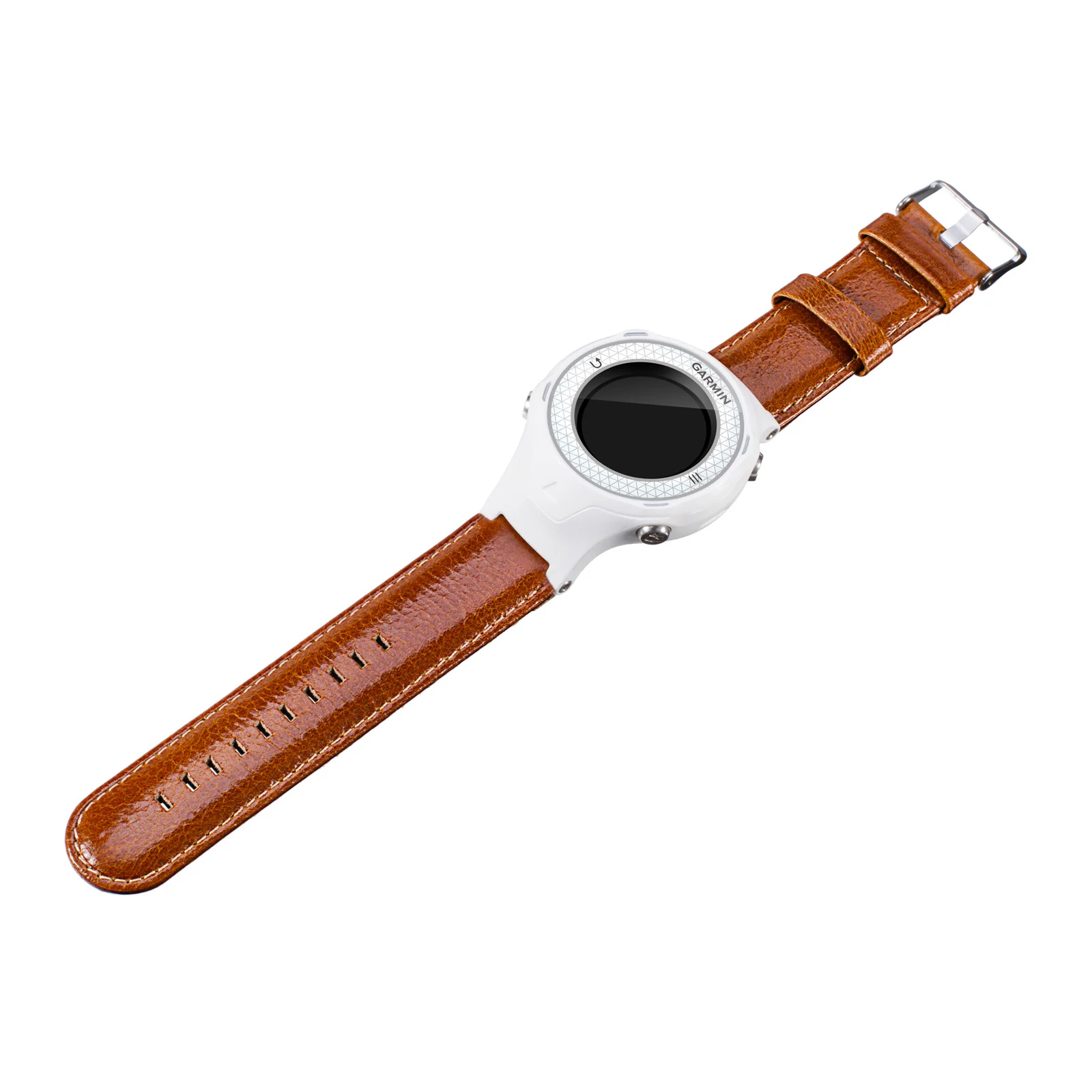 Сменные умные наручные часы SHELKEE ремешок Garmin vivoactive ApproachS2 S4 Двусторонний кожаный браслет