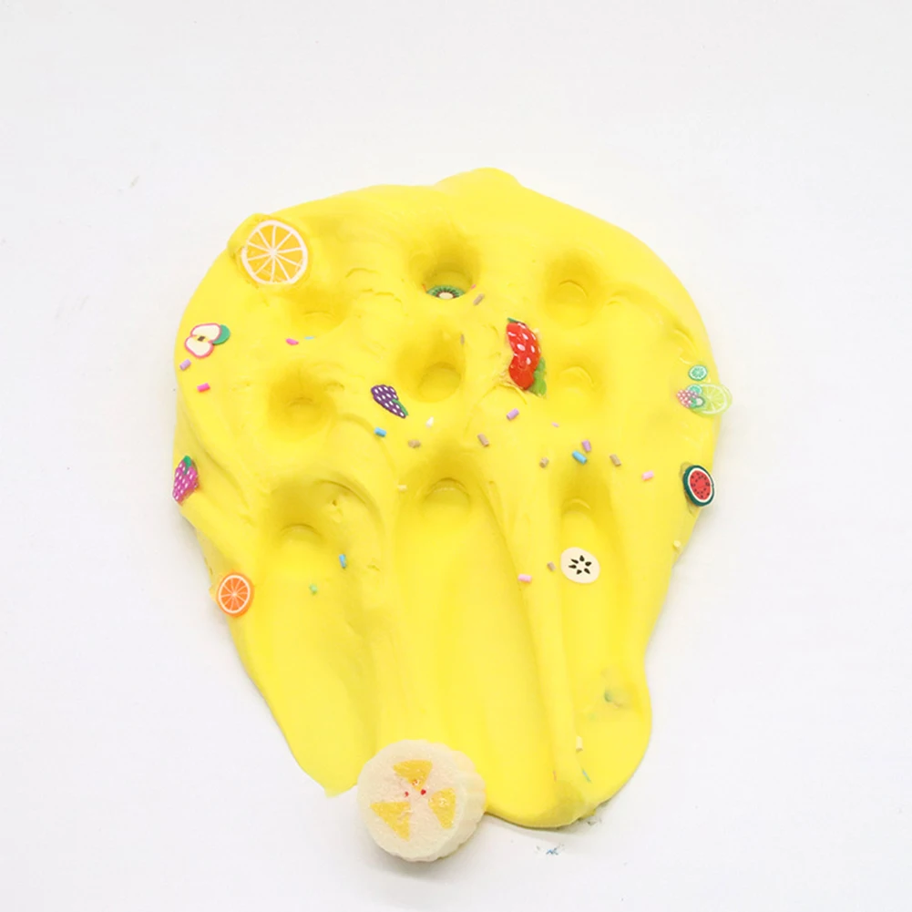 60/100 мл DIY фруктовые лимонные чипсы грязевые Пластилин для снятия стресса детские игрушки в подарок