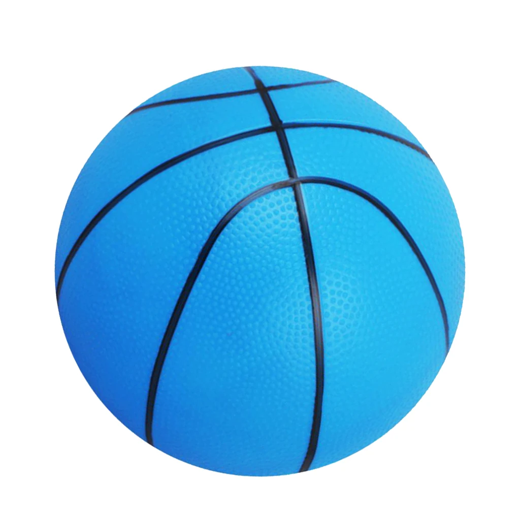 Pack 2 Lightweight PVC 16cm Mini Basketball Bouncy Ball Kids Boys Girls Toy