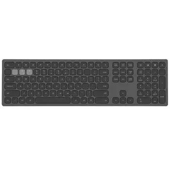 

New Arriva l Dual Mode Slim Mute 2.4G Wireless Bluetooth Keyboard for Window s iPad Android