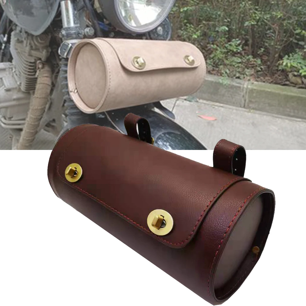 high quality Motorcycle Saddle Bags PU Leather otorbike Side Tool Tail Bag Luggage For KYMCO Xciting S 400 People 250 AK550 |